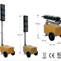 Impianto semaforico mobile a led